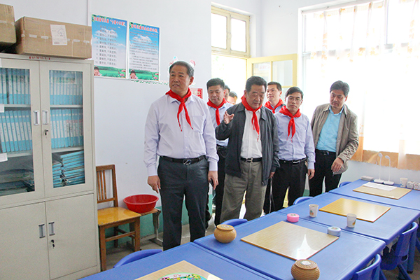 2018年5月9号公司到临朐县九山镇开展助学活动